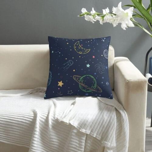 Galaxy Pattern pillowcase printed cushion cover sofa waist pillow pillow cover