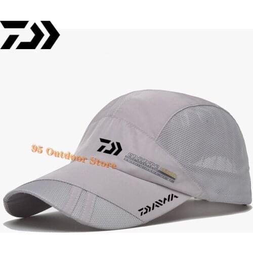 Daiwa New Fishing Cap Uv Protection Adjustable Baseball Cap Wicking Breathable Peaked Cap Quick-drying Fishing Hat Outdoor Caps