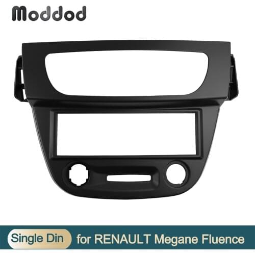 Double Din Fascia for for RENAULT Megane III 2008+ Fluence 2010+ Radio Frame Stereo CD Panel Audio Dash Mount Trim Kit Bezel