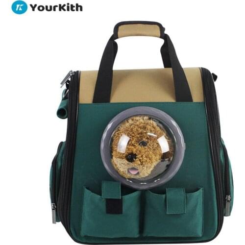 YourKith Pet Backpack Mochila Dog Carrier for Cat Large Capacity Outdoor Bag Dog Supplies Pet Carrier Breathable Backpack