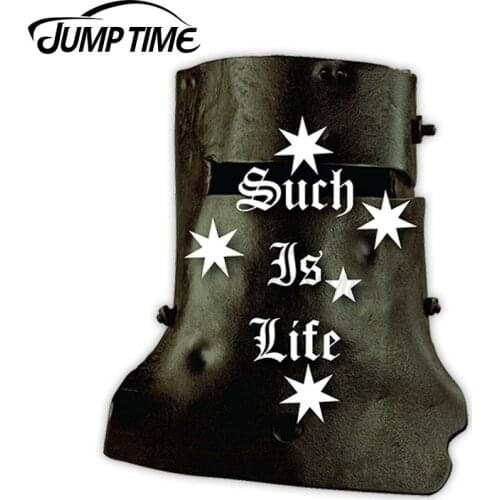 Jump Time 13cm x 13cm Car Sticker Such Is Life Car Decals Creative Wiper Bulding Refrigerator Waterproof Vinyl Car Decoration