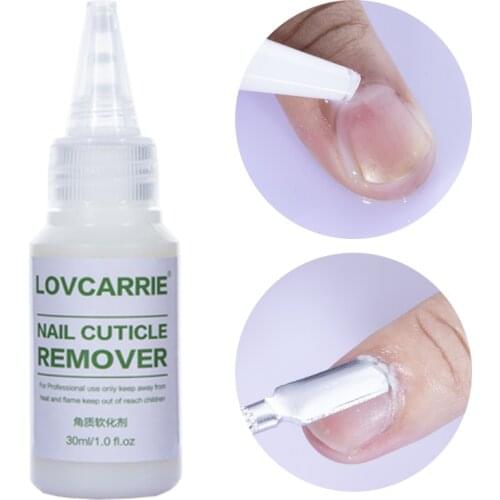 30ML Nail Cuticle Remover Softener Liquid Exfoliator Cuticle Oil Treatment Manicure Soften Dead Skin for Nails Care
