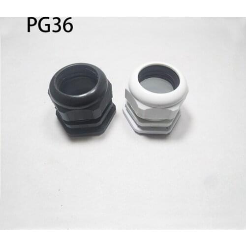 1 piece IP68 PG36 High Quality Waterproof Nylon Plastic Cable Gland Connector suitable for 22-32mm