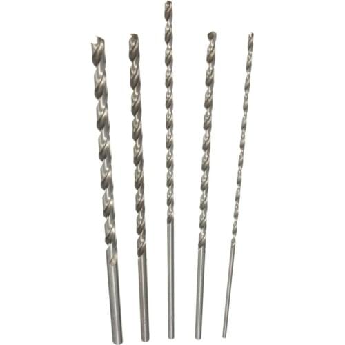 DANIU 1pc 2mm To 5mm Diameter Extra Long HSS Twist Drill Bit Straight Shank 160mm Auger Wood Drilling Bit