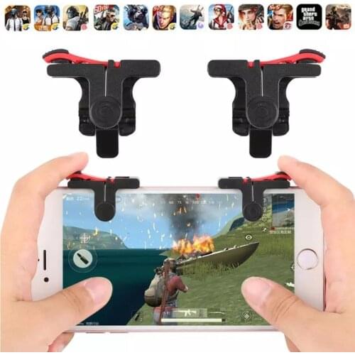 2Pcs/Set Phone Controller Gamepad ABS Joystick Sensitive Shoot Aim Triggers Universal Mobile Trigger Fire Button