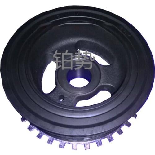 Car Original genuine factory pulley -2012vol voC 30 S40 V50 crankshaft pulley crankshaft belt pulley 4-cylinder car 31375452