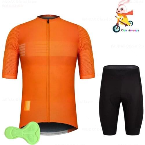 Kids Cycling Jersey Set High Quality Jerseys Breathable Quick Dry Summer Children Bike Clothing Outdoor Sportswear Bike Uniform