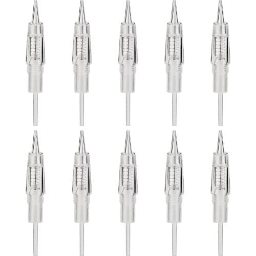 10pcs 1R Professional Cartridge Tattoo Microblading Accessories Eyebrow Lip Needles Permanent Makeup Tool Embroidery Needle