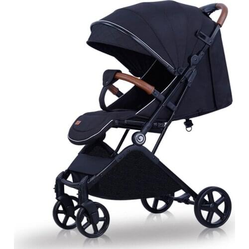 Stroller High Landscape Infant Wheelbarrow Shock Absorbers Full Bottle Seconds Folding with Mosquito Net with Bar