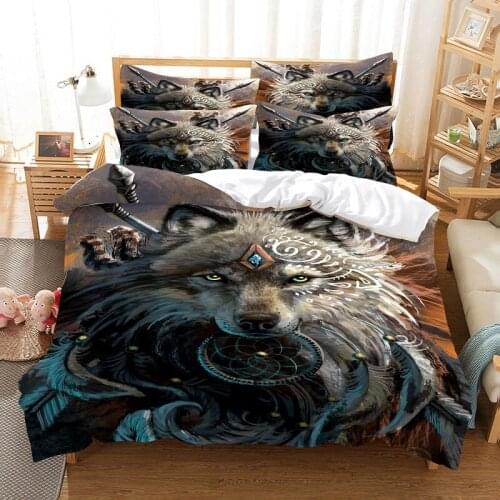 Bedding set duvet cover set 3d bedding digital printing bed linen queen size bedding set fashion design