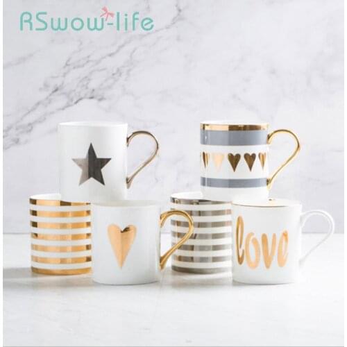 Creative Ceramic Mug Office Coffee Cup Breakfast Couple Milk Cups And Mugs Tazas De Ceramica Creativas For Home Drinking Utensil