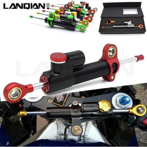 Hot Motorcycle Damper Steering Stabilizer Moto Linear Safety Control For Ducati Scrambler Desert Sled 797 MONSTER 797/M797