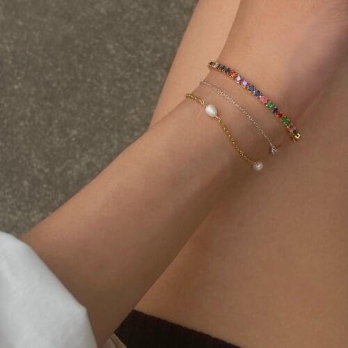 Fashion Jewelry Stainless Steel Designer Charms For Diy Love Friendship Nail Women Gemstone Designer Bohemian Bracelet Homme