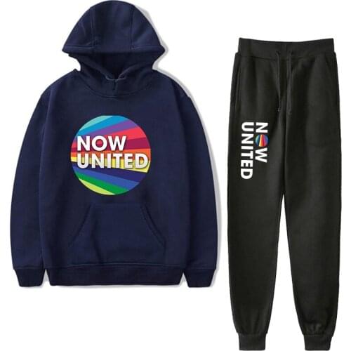 Hot Now United Tracksuits Sets 2020 Better Album Tracksuit Hoodies + Sweatpants Pullover UN Team Harajuku Winter Sweatshirt Men