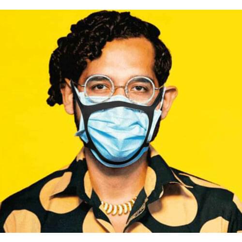 Essential Mask Brace Secure Your Loose-Fitting Mask Silicone Prevent Fogging Fogging Ear Savers Headband Face Shield for Adults