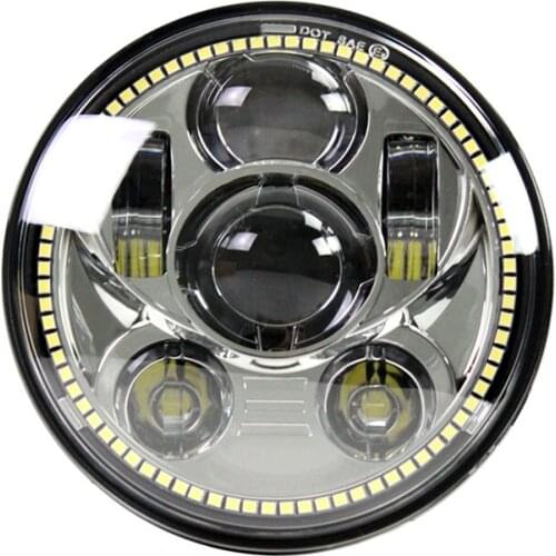 2018 New Motos Accessories 5.75"headlight motorcycle 5 3/4"Halo headlight DRL Motorcycle Projector