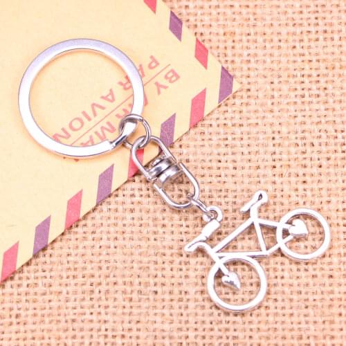 New Fashion Keychain 31x23mm bike bicycle Pendants DIY Men Jewelry Car Key Chain Ring Holder Souvenir For Gift