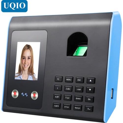 Face Fingerprint Time Attendance USB Pensive No Software Needed Excel Format