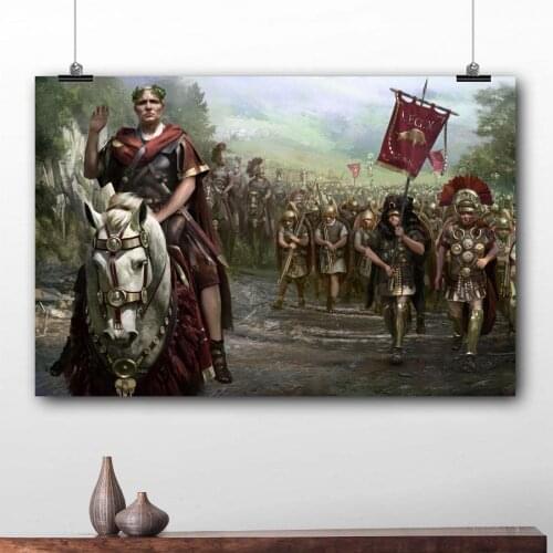 Video Game Poster Total War Rome II Wallpaper Prints Wall Picture Canvas Art For Living Room Decor