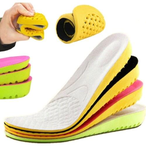 Men and Women Height Increase insoles Honeycomb breathable Shoe Cushion Pads 1.5cm/2.5cm/3cm