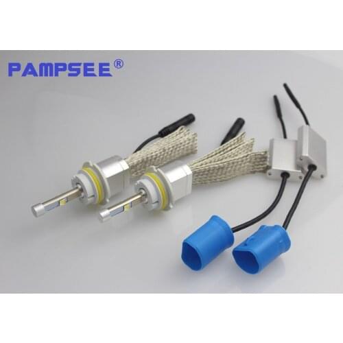PAMPSEE G7 XHP-70 LED Car Headlight Bulbs H7 H8 H9 H11 H4 HB3 HB4 9005 9006 Automotive LED Bulb 80W 9600LM 6000K Headlights kit