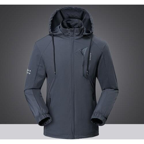 New Style Jacket Mens Windbreaker Jackets Waterproof Military Hooded Wind Breaker Casual Coat Male Spring Autumn Jackets Men