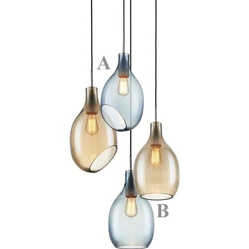 Vintage pendant lights industrial lighting Bar Kitchen American lampara colgante de techo Fixtures Luminaire pendant lamp