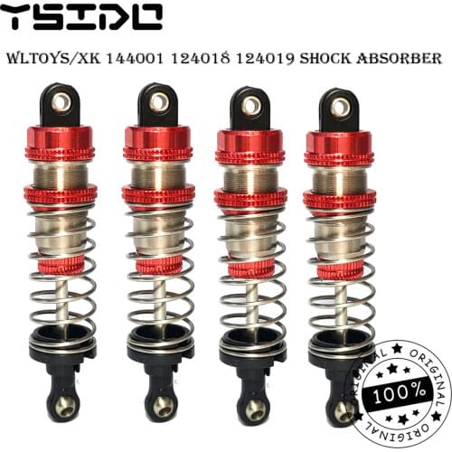 Wltoys XK 144001 124018 124019 Metal Shock Absorber Damper for 1/12 1/14 RC Car Off-Road Parts