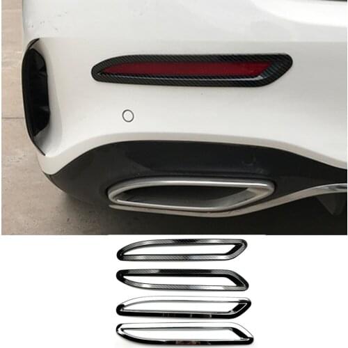New Class a Rear Fog Lamp Decorative Hoods CoversAccessories for Mercedes-Benz A-Class A180L A200LCar-styling