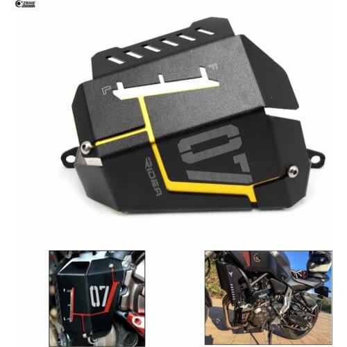 Motorcycle Radiator Grille Guard Cover Coolant Tank Shielding Cover FIT For YAMAHA MT-07 MT07 FZ07 FZ-07 2014-2016