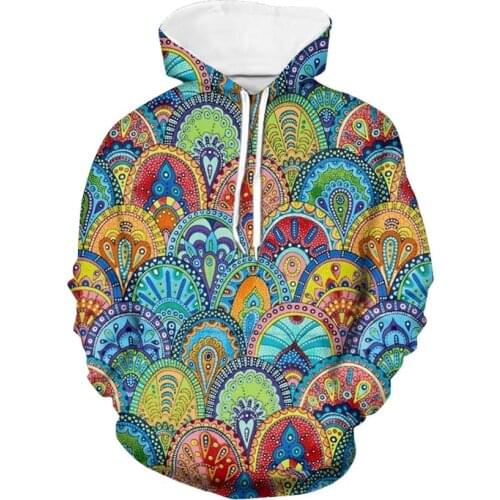 MOQ 1 Women Hoodie Polynesian Samoan Traditional Tribal Style Print Long Sleeve Hoodie Fall Girl Fashion Leisure Hoodies