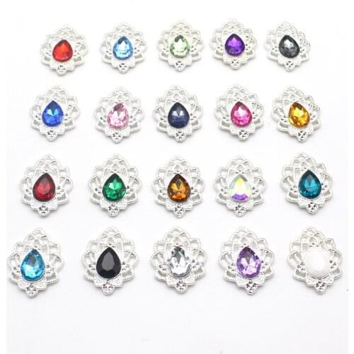 10pcs/Lot 32*25MM Leave Resin Button for Hair Accessories Decorative Diy Manualidades Sewing for Craft Supplies Button for Cloth