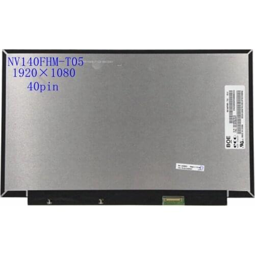 14.0'' slim NV140FHM-T05 V3.0 FRU: 5D10V82347 Lcd screen display Panel Matrix FHD 1920*1080 40pin With touch