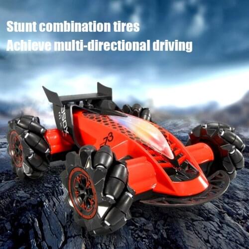 2020 2.4G Spray Remote Control Car Gesture Sensing Stunt Toy with Music Light for Children Kids