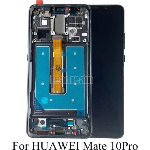 5Pcs AMOLED LCD Display with Frame Replacement for Huawei Mate 10 Pro LCD Touch Screen Digitizer Assembly