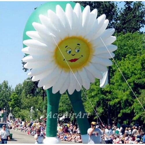Ace Air Art continuous blowing giant street advertising inflatable sun flower