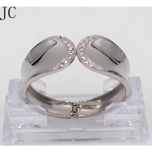 JC Vintage Dubai Gold color Bangles Unique Wire Drawing 2015 New Sale Cuff Bangle Hot Fashion