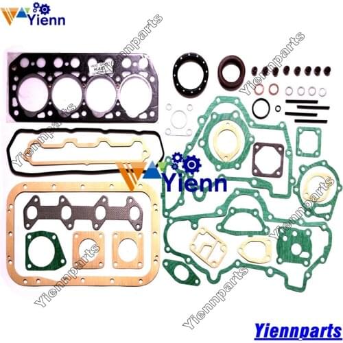 For Mitsubishi K4F Full Overhual Gasket Set With Head Gasket For Mitsubishi MT25 Tractor K4F Diesel Engine Parts