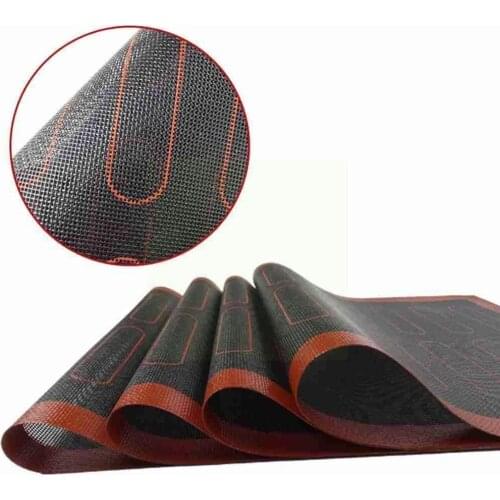 Double Sided Printing Baking Silicone Mat Non Stick Liner Oven Perforated Sheet Baking Pastry Cake Pastry Tools Y6B0