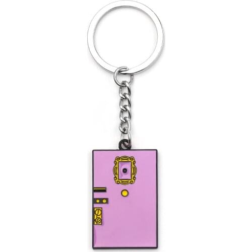 DZ1858 Friends TV Show Key Ring Car Keys Keychain Gift Boyfriend Chain Keychains Women Holder Couple Fashion Jewelry