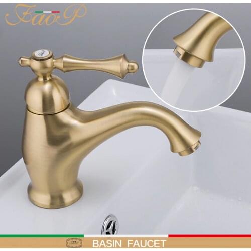 FAOP Gold Bath Faucets