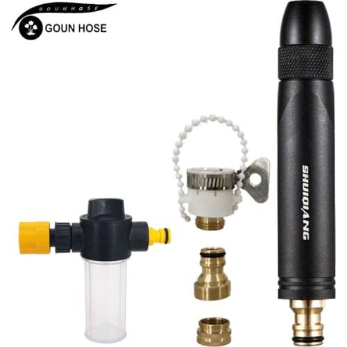 GOUN HOSE Portable High Pressure Water Gun For Cleaning Car Washer Garden Watering Hose Spray Foam Nozzle Water Gun Dropshipping
