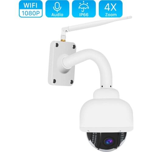ANBIUX HD 1080P Wifi PTZ IP Camera 32G TF Card Audio 4X Optical Zoom Auto Focus Lens 2MP Wireless CCTV IP Camera Outdoor Onvif