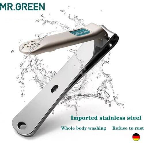 Mr.green Germany Stainless Steel Nail Clippers With Nail File Portable Nail Clippers Original Nail Tools Manicure Single Pack