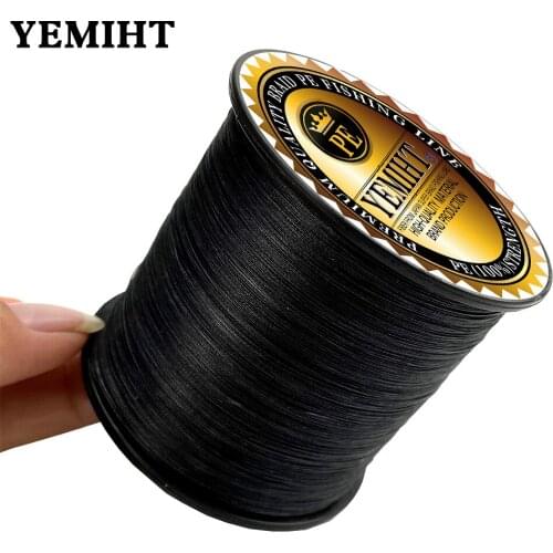 YEMIHT 500M 4 Strands Braided Fishing Line Multifilament 100% PE Japanese technology Super strong Fly Fishing Line