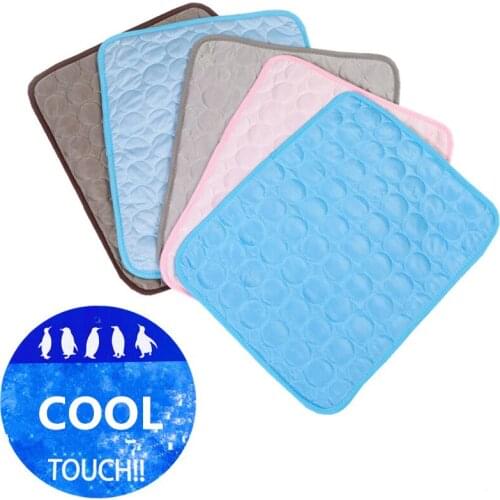 BEI Summer pets ice bed mats dogs cats mat cover dogs house pet ice CoolCore silk mats cats cool mat pet products pure splid