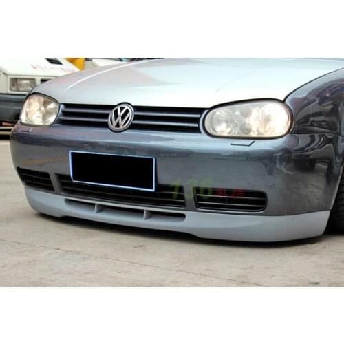 Lively2021 Fit For Volkswagen 4 Lip Height 4 Pu Spoiler Votex Front Shovel Golf 4 Refitted Big Enclosure