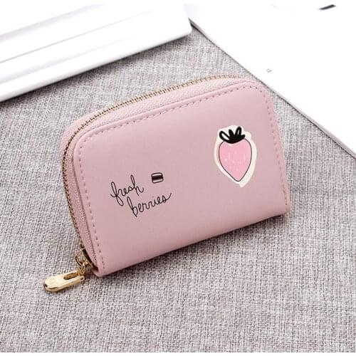 Mini Credit Card Holder Women Cute Business id Card Holders Bank Card Case Pocket Change Coin Purse passes wallet minimalist New