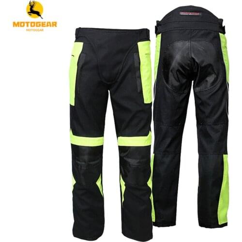 Hi-viz Motorcycle Pants Motocicleta Motocross Pants Equipment Motociclismo Pantalon Moto Trousers Hommes Men Racing Pants