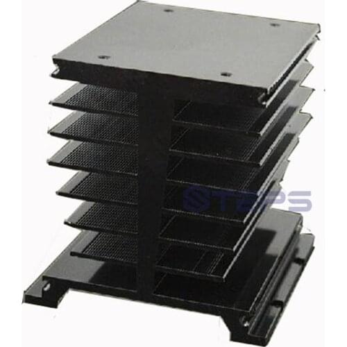 Guide mounting type three-phase solid state relay radiator 200A SCR module radiator 115*84*96